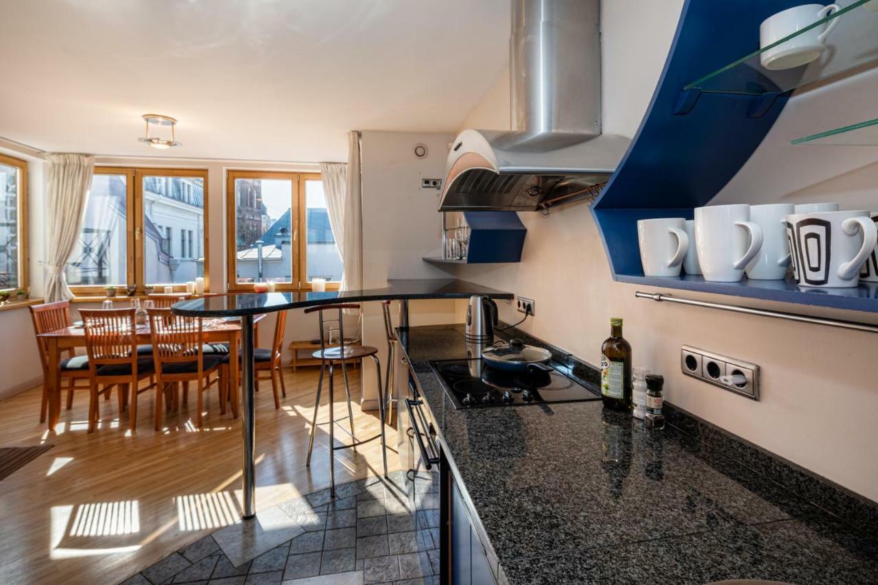Old Riga Aldaru Street 2 Level Apartment With Terrace 外观 照片